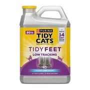 Purina Tidy Cats Tidy Feet Clumping Cat Litter, Low Dust, 24/7 Odor Control, 20 lb. Jug