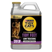 Purina Tidy Cats Tidy Feet Low Tracking Cat Litter, Unscented, 20 lb Jug