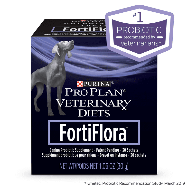 Purina Pro Plan FortiFlora Dog Probiotic Supplement Digestive Support 30 Sachets Walmart