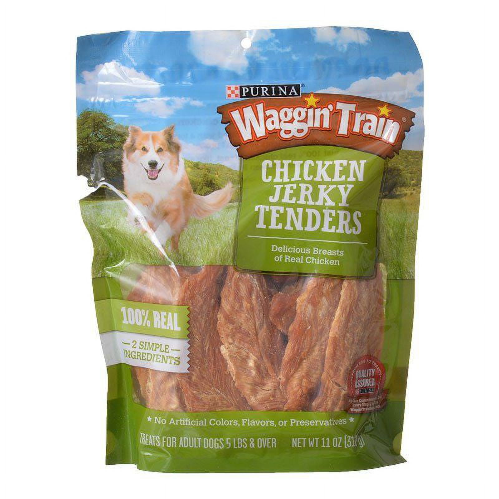 Purina Waggin Train Chicken Jerky Tenders 11 oz[ PACK OF 2 ]