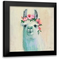 Purinton, Julia 12x12 Black Modern Framed Museum Art Print Titled - Festival Girl III