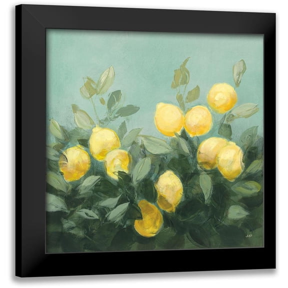 Purinton, Julia 12x12 Black Modern Framed Museum Art Print Titled - Lemon Grove I