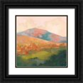 thumbnail image 1 of Purinton, Julia 12x12 Black Ornate Wood Framed with Double Matting Museum Art Print Titled - Mountain Morning Pink, 1 of 4