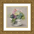 thumbnail image 1 of Purinton, Julia 12x12 Gold Ornate Wood Framed with Double Matting Museum Art Print Titled - Festive Succulents II Gray, 1 of 4