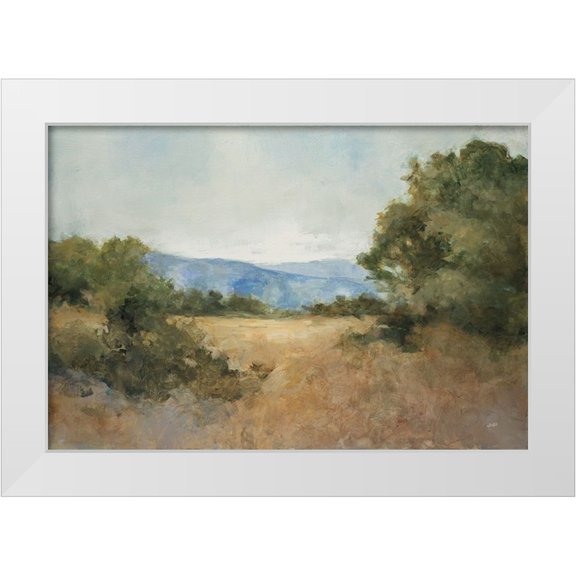 Purinton, Julia 14x11 White Modern Wood Framed Museum Art Print Titled - August Fields