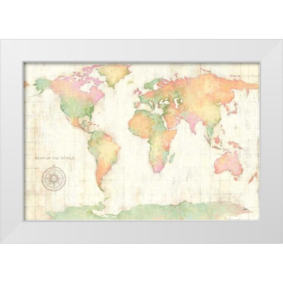 Purinton, Julia 14x11 White Modern Wood Framed Museum Art Print Titled - Bright World