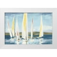 thumbnail image 1 of Purinton, Julia 14x11 White Modern Wood Framed Museum Art Print Titled - Horizon with Red, 1 of 4