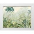 thumbnail image 1 of Purinton, Julia 14x12 White Modern Wood Framed Museum Art Print Titled - Lush Tropics Blue, 1 of 4