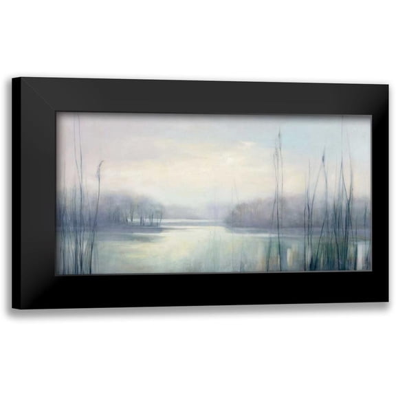 Purinton, Julia 14x9 Black Modern Framed Museum Art Print Titled - Misty Memories