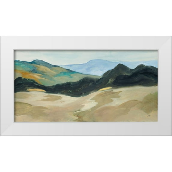 Purinton, Julia 14x9 White Modern Wood Framed Museum Art Print Titled - Layers of Range