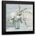 thumbnail image 1 of Purinton, Julia 15x15 Black Modern Framed Museum Art Print Titled - Morning Bouquet Blue Gray Crop, 1 of 5