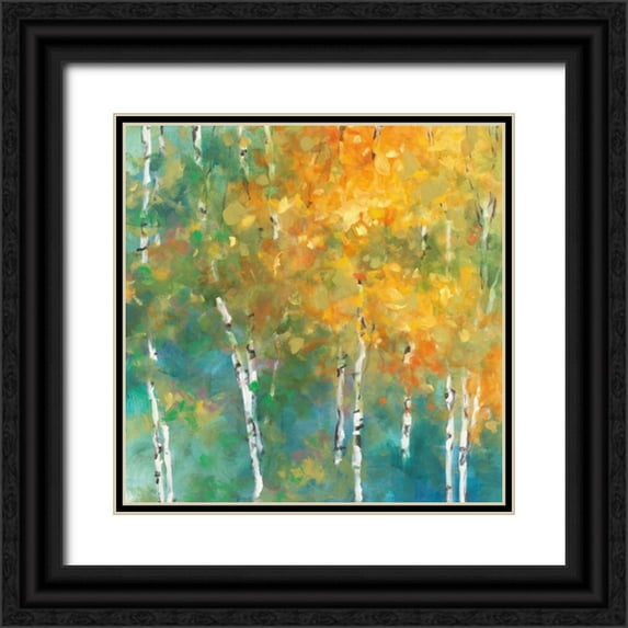 Purinton, Julia 15x15 Black Ornate Wood Framed with Double Matting Museum Art Print Titled - Confetti II
