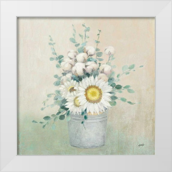 Purinton, Julia 15x15 White Modern Wood Framed Museum Art Print Titled - Country Centerpiece