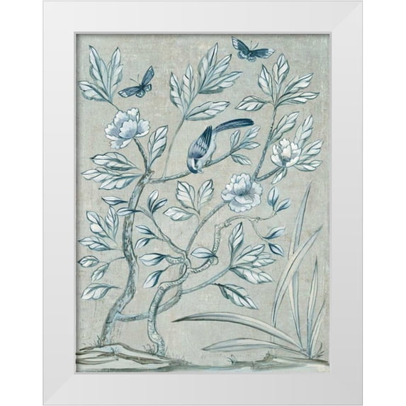 Purinton, Julia 15x18 White Modern Wood Framed Museum Art Print Titled - Shimmering Garden II