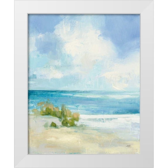 Purinton, Julia 15x18 White Modern Wood Framed Museum Art Print Titled - Wind and Waves II