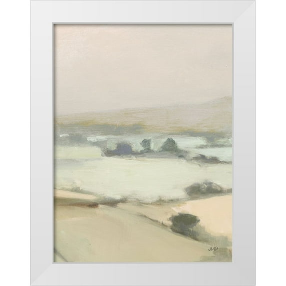 Purinton, Julia 19x24 White Modern Wood Framed Museum Art Print Titled - Dream Valley I Light Crop II