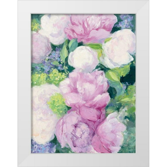 Purinton, Julia 19x24 White Modern Wood Framed Museum Art Print Titled - Summer Delight I
