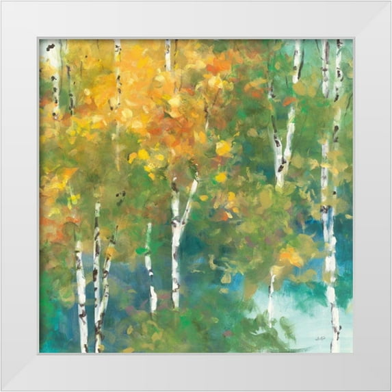 Purinton, Julia 20x20 White Modern Wood Framed Museum Art Print Titled - Confetti I