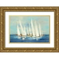 thumbnail image 1 of Purinton, Julia 24x17 Gold Ornate Wood Framed with Double Matting Museum Art Print Titled - Regatta Sail, 1 of 4