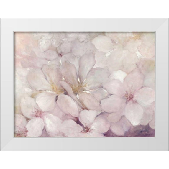 Purinton, Julia 24x19 White Modern Wood Framed Museum Art Print Titled - Apple Blossoms
