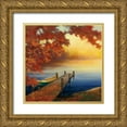 thumbnail image 1 of Purinton, Julia 26x26 Gold Ornate Wood Framed with Double Matting Museum Art Print Titled - Autumn Glow III, 1 of 4