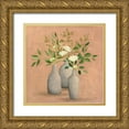 thumbnail image 1 of Purinton, Julia 26x26 Gold Ornate Wood Framed with Double Matting Museum Art Print Titled - Natural Bouquet II, 1 of 4