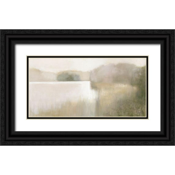 Purinton, Julia 32x18 Black Ornate Wood Framed with Double Matting Museum Art Print Titled - Solitude Meadows