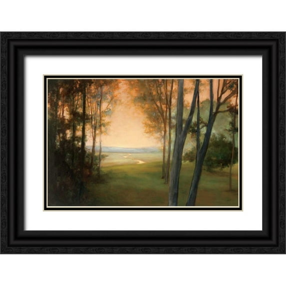 Purinton, Julia 32x23 Black Ornate Wood Framed with Double Matting Museum Art Print Titled - Between the Worlds