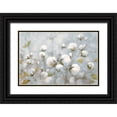 thumbnail image 1 of Purinton, Julia 32x23 Black Ornate Wood Framed with Double Matting Museum Art Print Titled - Cotton Field Blue Gray, 1 of 4