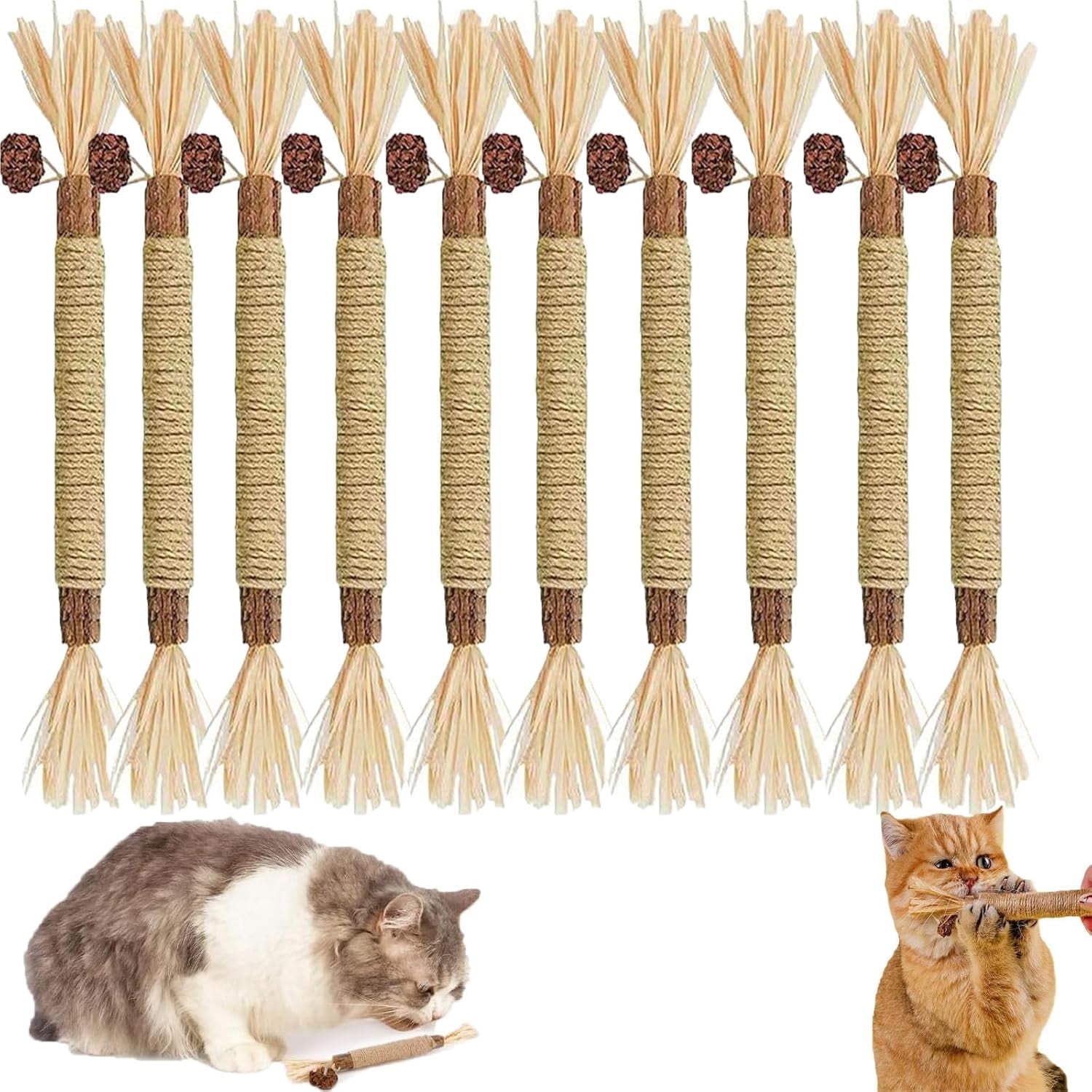 Puriq Natural Silvervine Dental Sticks for Cats, 100% Natural Cat Chews ... - Catnip Alternatives For Engaging Exercise