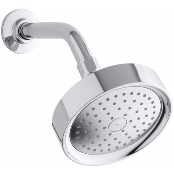 Purist Katalyst 1-Spray 5.5 in. Single Wall Mount Fixed Shower Head in Polished Chrome