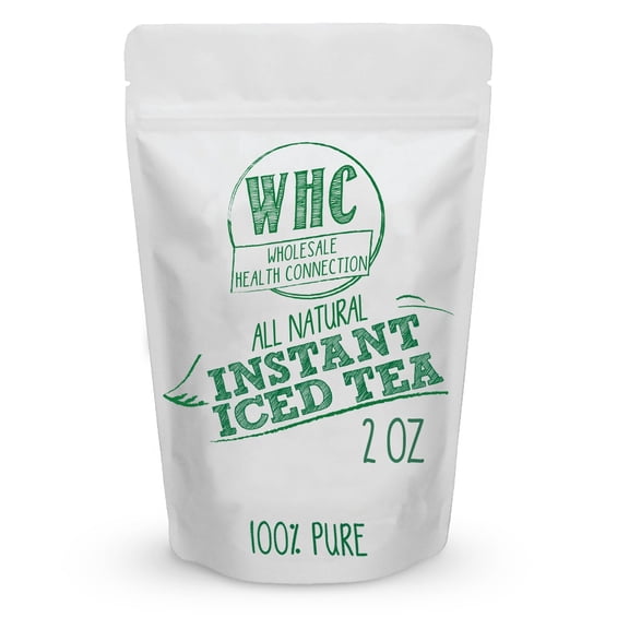 Premium Instant Iced Tea Powder - 100% Pure Tea - No Fillers, Additives or Artificial Ingredients of Any Kind (2 oz appx 100 Servings)