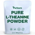thumbnail image 1 of Purisure L-Theanine Powder, Focus & Relaxation Support, Dietary Supplement, 100 g, 1 of 11