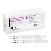 Puritan 5-1/2 Inch Length Wood Tongue Depressor Grape Flavor NonSterile 710 GRAPE 1 Box 50/Box