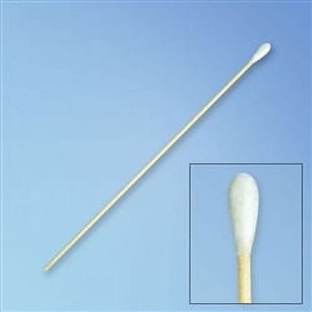 Puritan Cotton Swab, Tapered Mini Tip, 6" Wood Shaft, 1000 /box