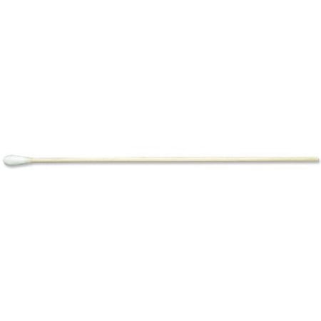 Puritan Swabstick, Single End Standard Tip, Cotton Tip, Wood Shaft, 6 Inches, 1000 Count