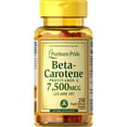 thumbnail image 1 of Puritan's Pride Beta-Carotene Provitamin A Softgels, 25,000 IU, 250 Ct, 1 of 2