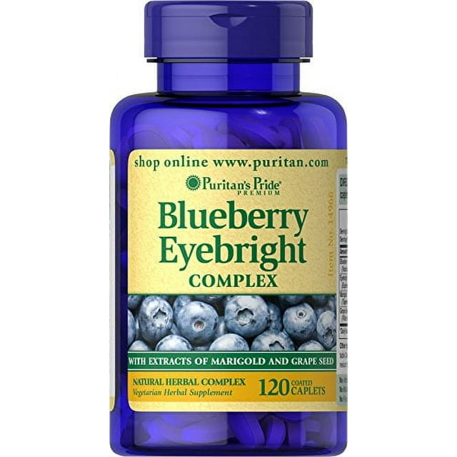 Puritan's Pride Blueberry Eyebright .. Complex, 120 Caplets