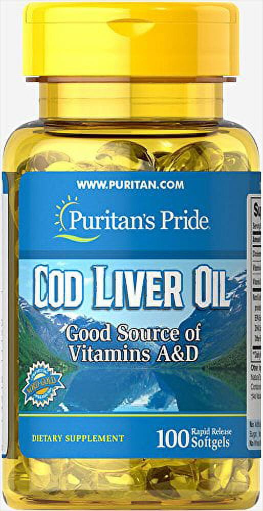 Puritan's Pride Cod Liver Oil 415 mg