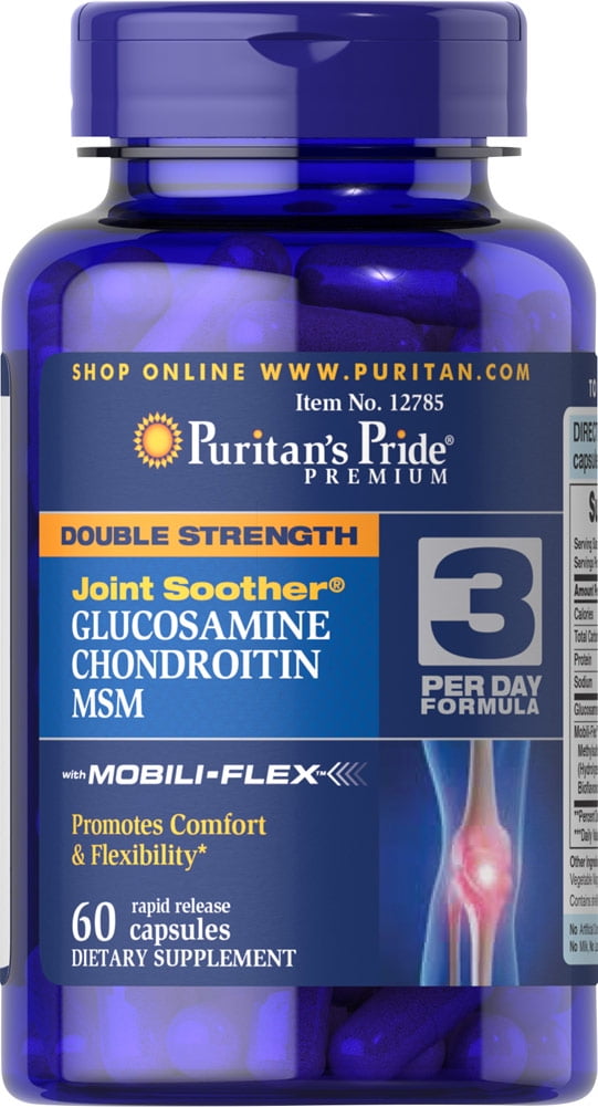 Puritan's Pride Double Strength Joint Soother Glucosamine Chondroitin