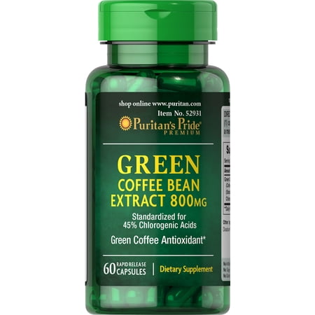 Puritan's Pride Green Coffee Bean Extract 800 mg