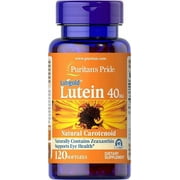 Puritans Pride Lutein 40 Mg With Zeaxanthin Softgels, 120 Count