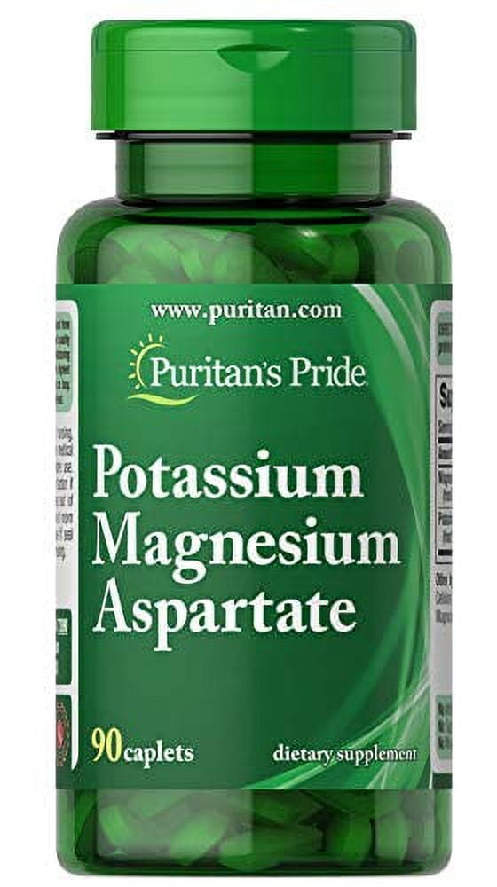 Puritan's Pride Potassium Magnesium Aspartate90 Caplets
