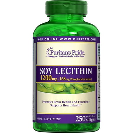Puritan's Pride Soy Lecithin 1200 Mg, 250Count