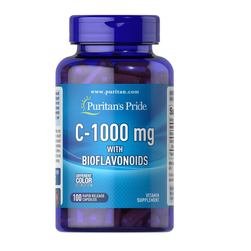 Puritan's Pride Vitamin C1000 mg with Bioflavonoids 100 Capsules
