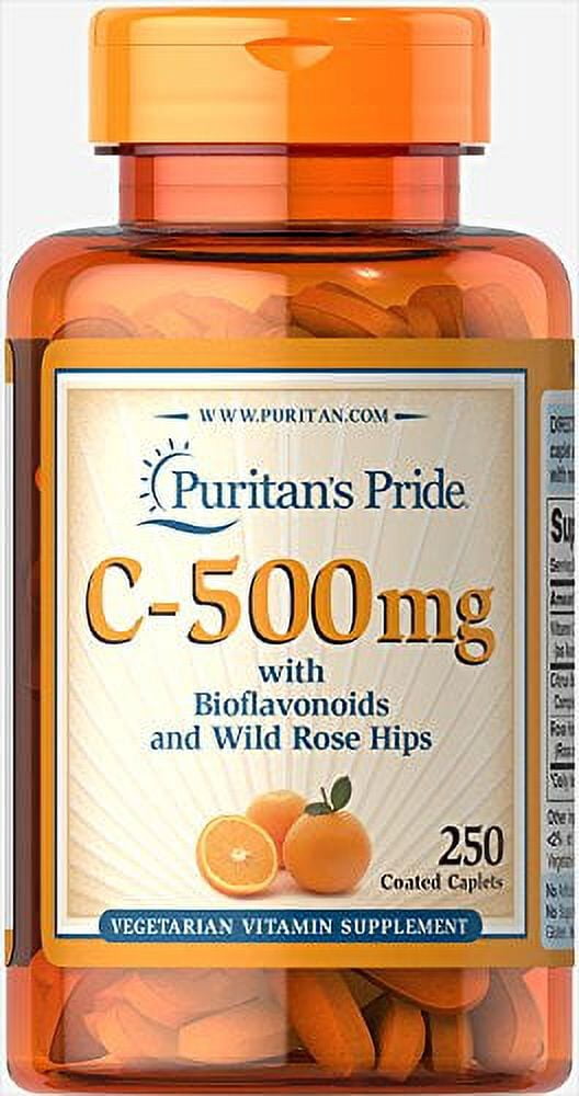 Puritan's Pride Vitamin C500 mg with Bioflavonoids & Rose Hips