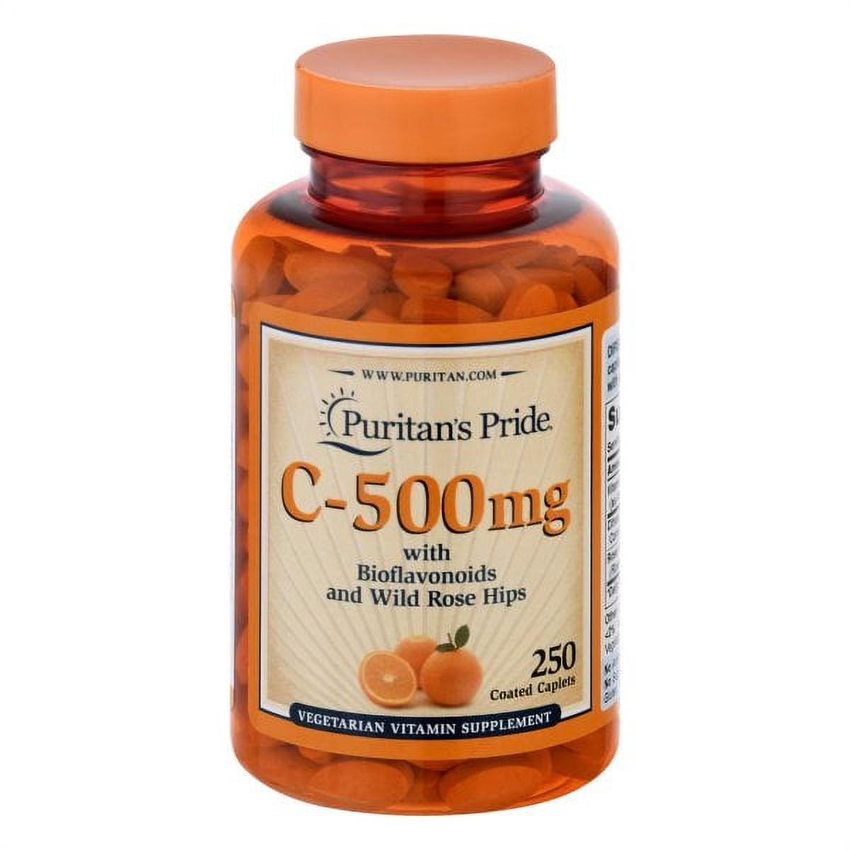 Puritan's Pride Vitamin C500 mg with Bioflavonoids & Rose Hips