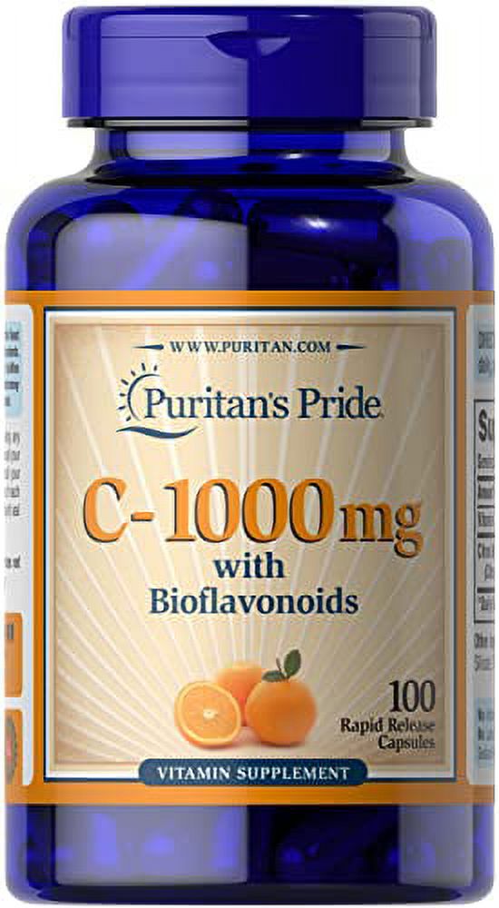 Puritan's Pride Vitamin C with Bioflavonoids for Immune System Support