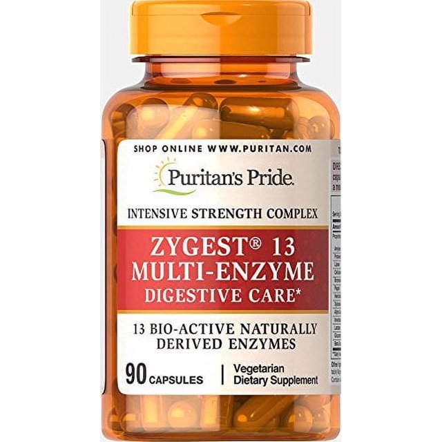 Puritan's Pride Zygest 13 MultiEnzyme90 Capsules