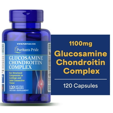 Puritans Pride Glucosamine Chondroitin Complex Capsules, 120 Count